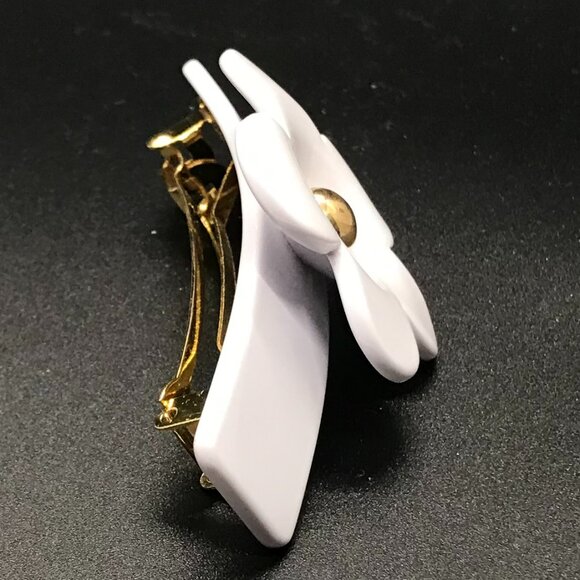 L. Erickson Studded Daisy Barrette - Picture 4 of 14